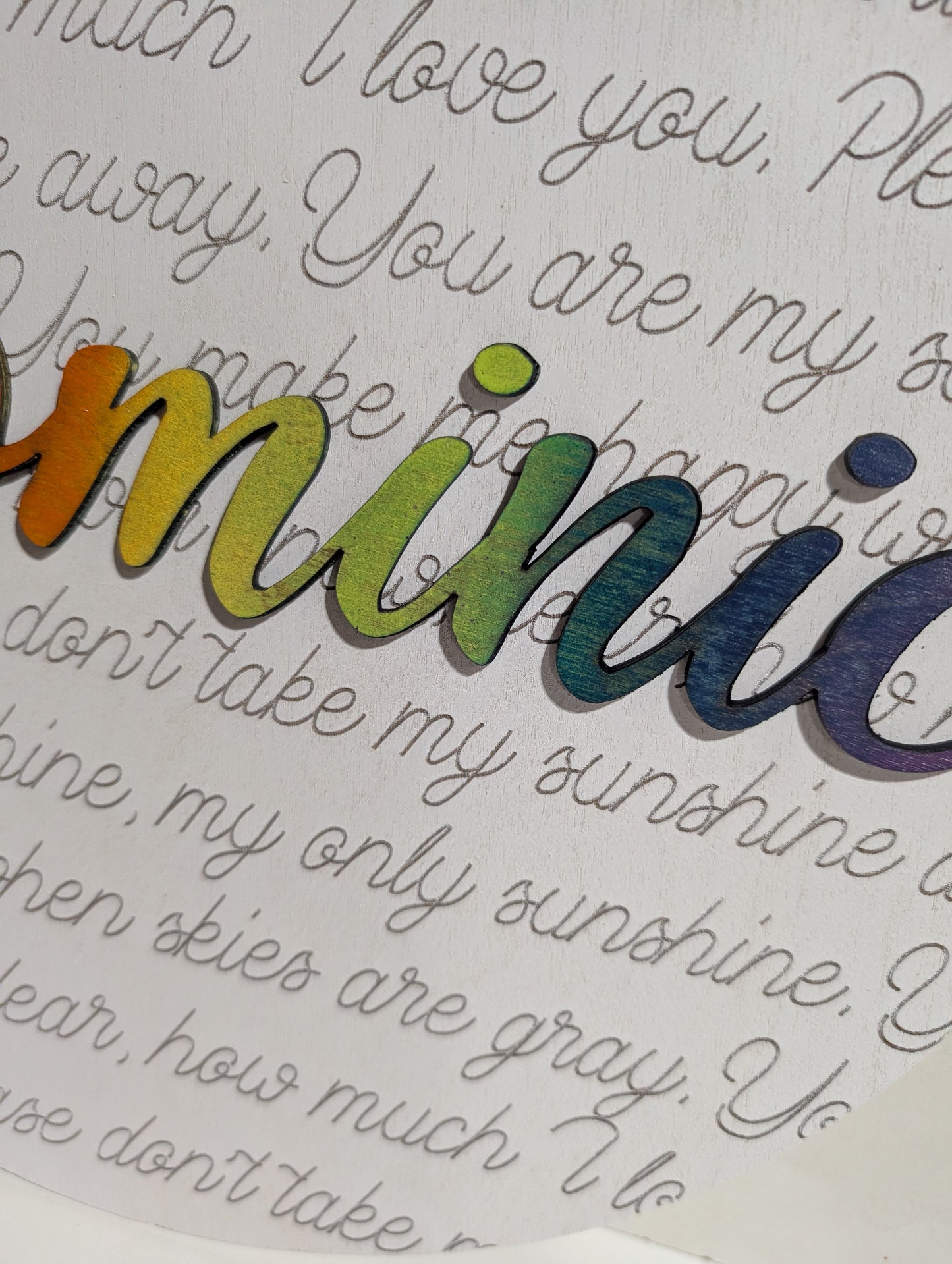 Sunshine Nursery Sign