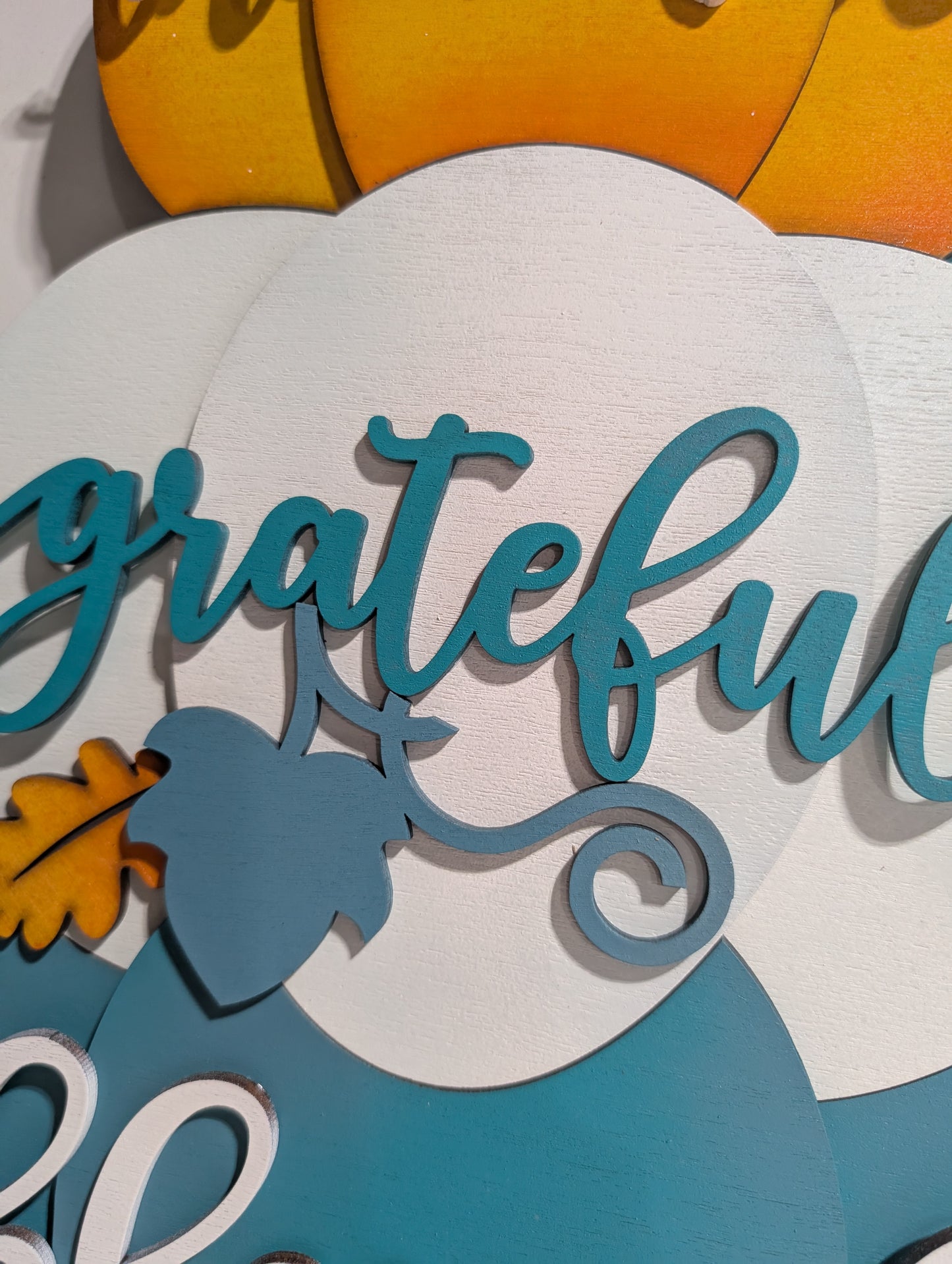 Stacked Pumpkin Decor