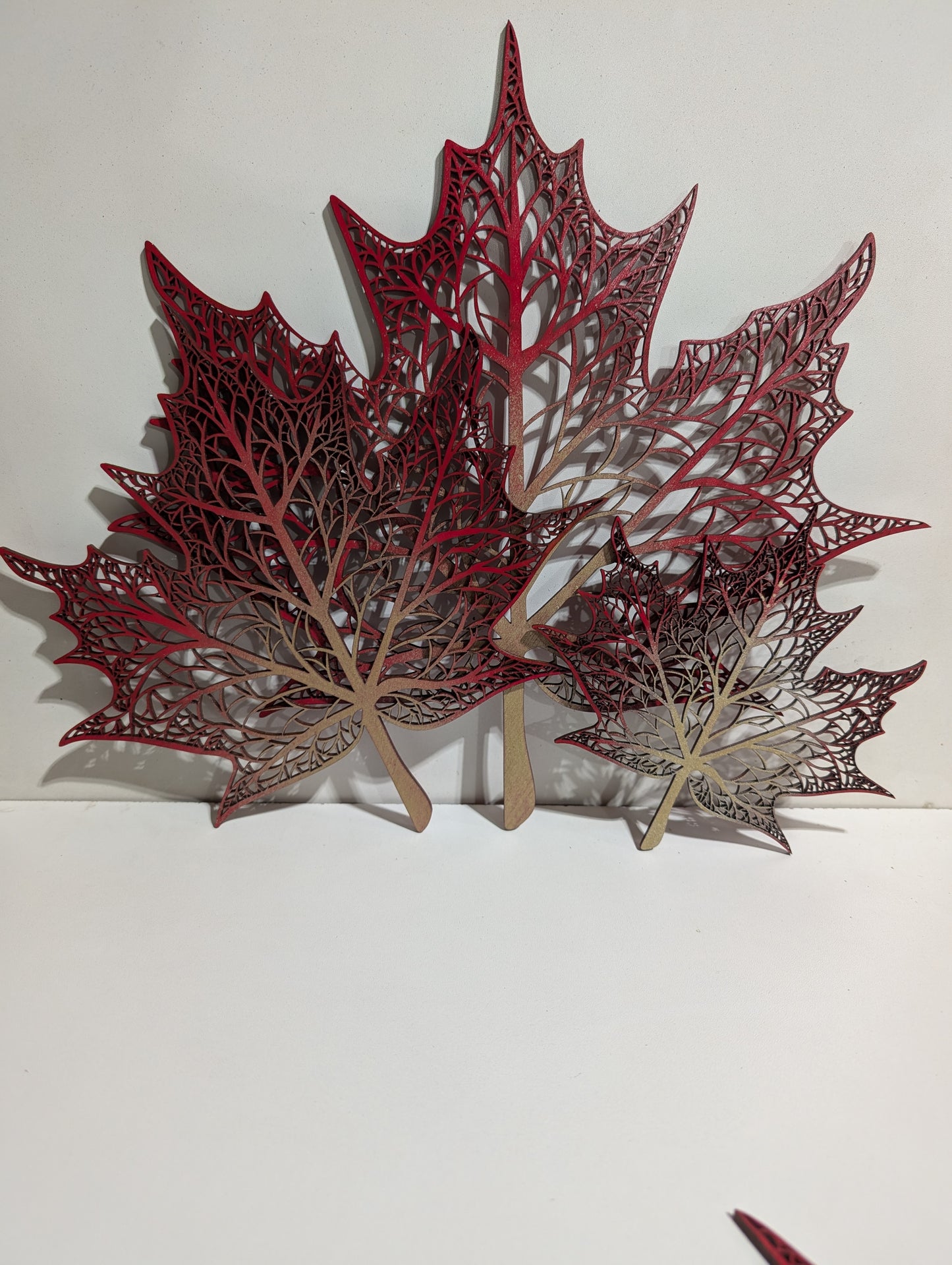 Maple Leaf Vein Art