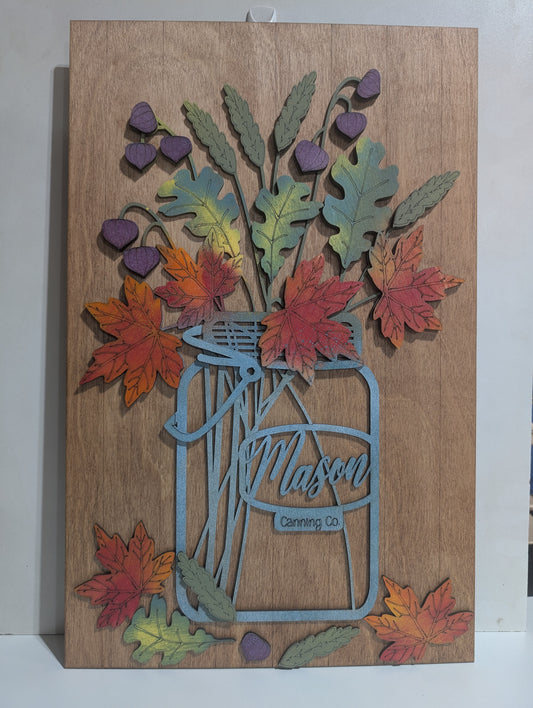 Fall Mason Jar Decor