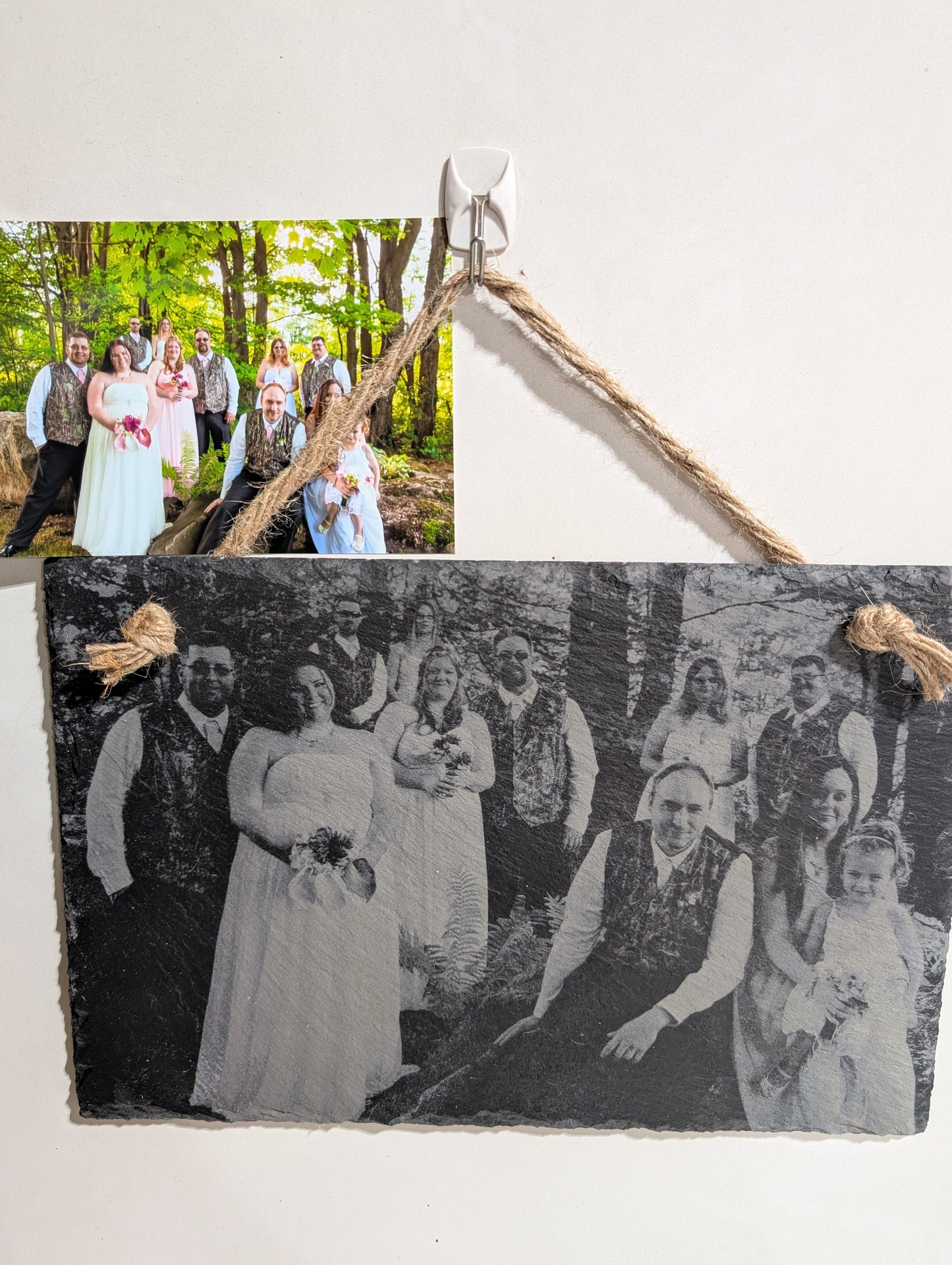 Custom Engraved Slate Wall Hanging