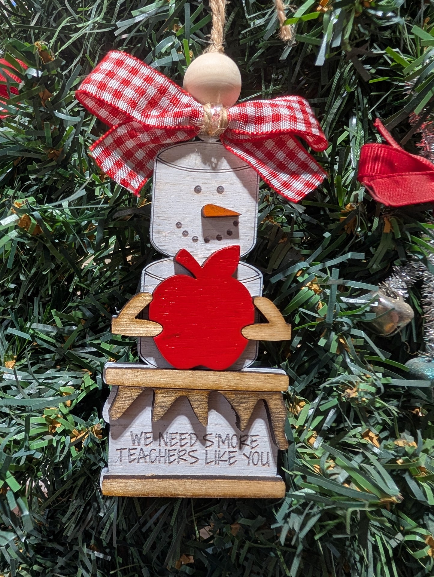 Smore's Snowman Ornament
