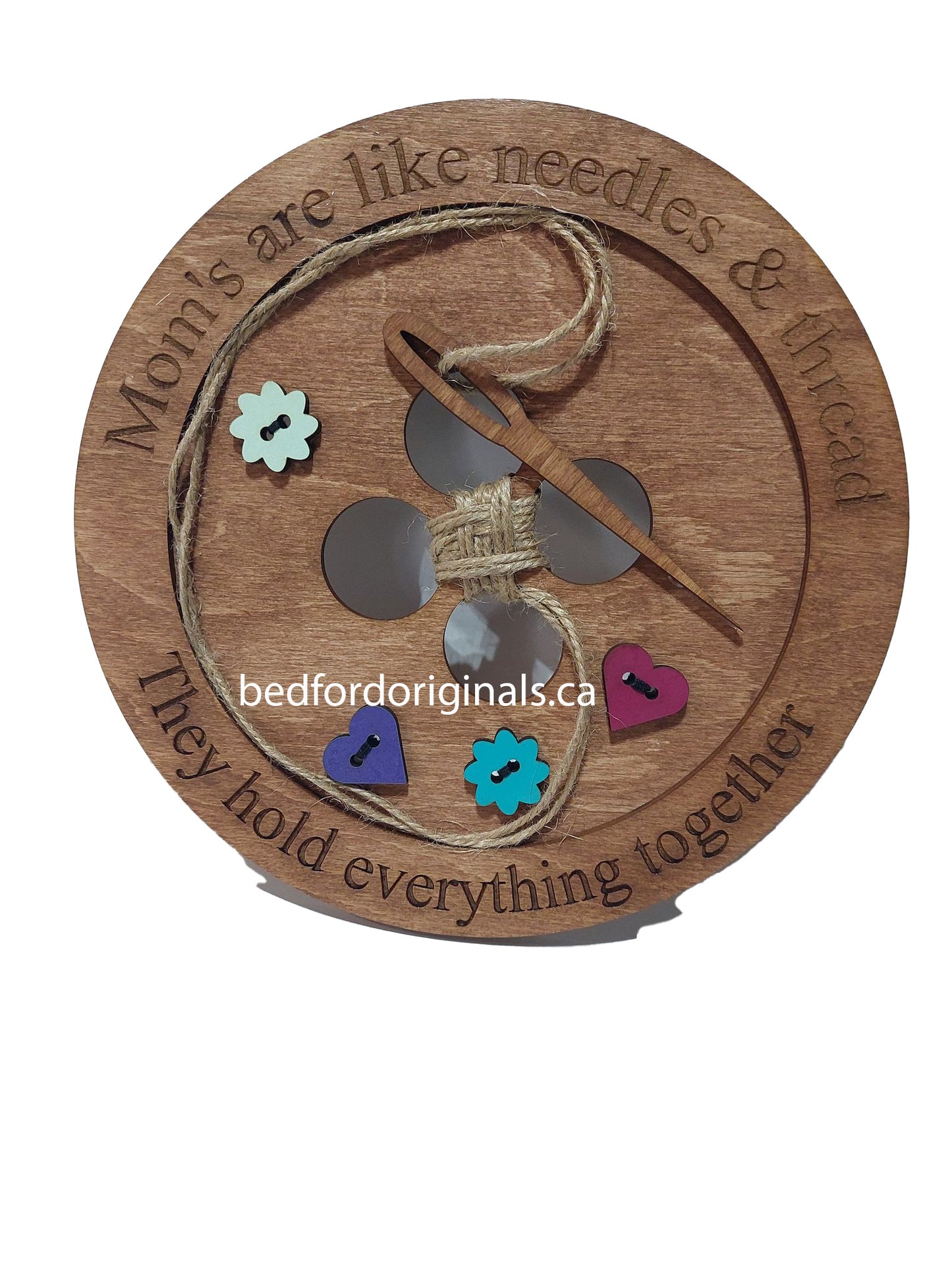3D Mother's Day Button Art